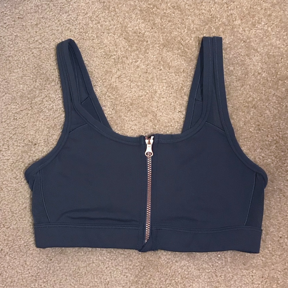 aerie Front Zipped Sports Bra | Small